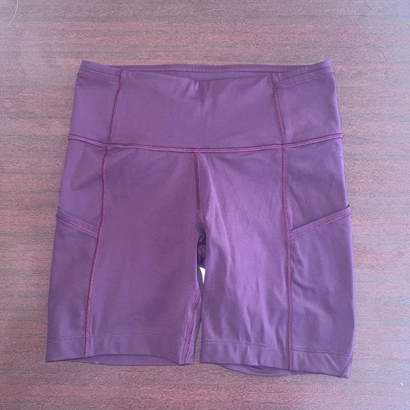 lululemon athletica Pants - Lululemon Athletica Maroon Bike Shorts